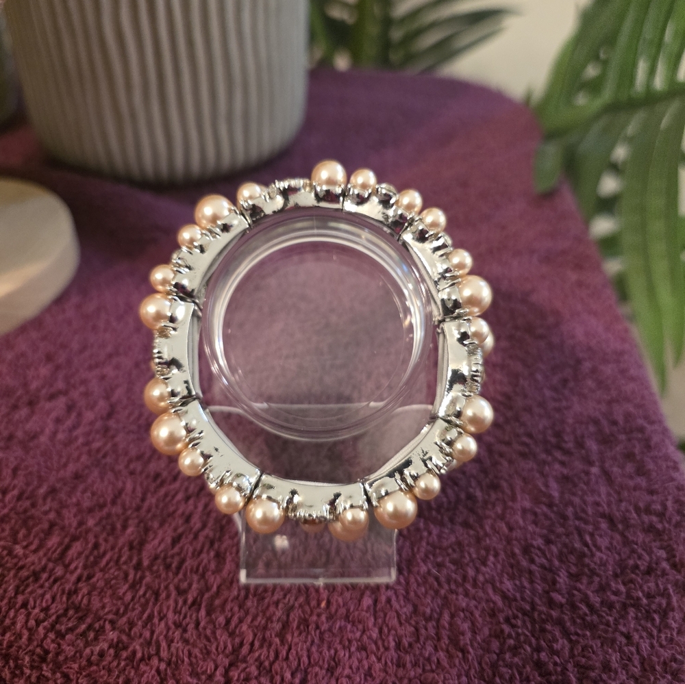 Charter Club Gold-Tone Pearl Necklace And Braclet Set - Picture 5 of 9